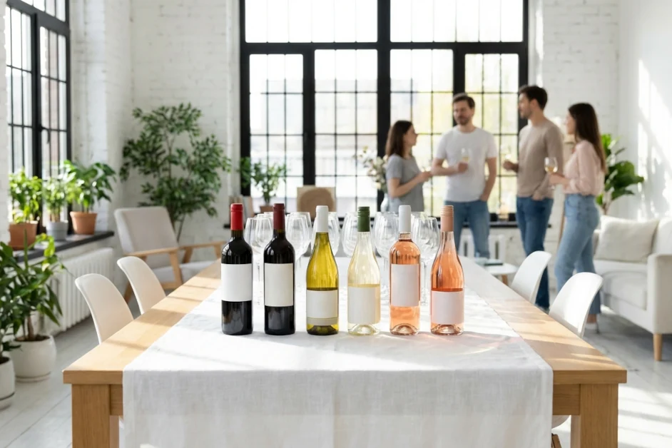 Weinprobe Vorbereitung