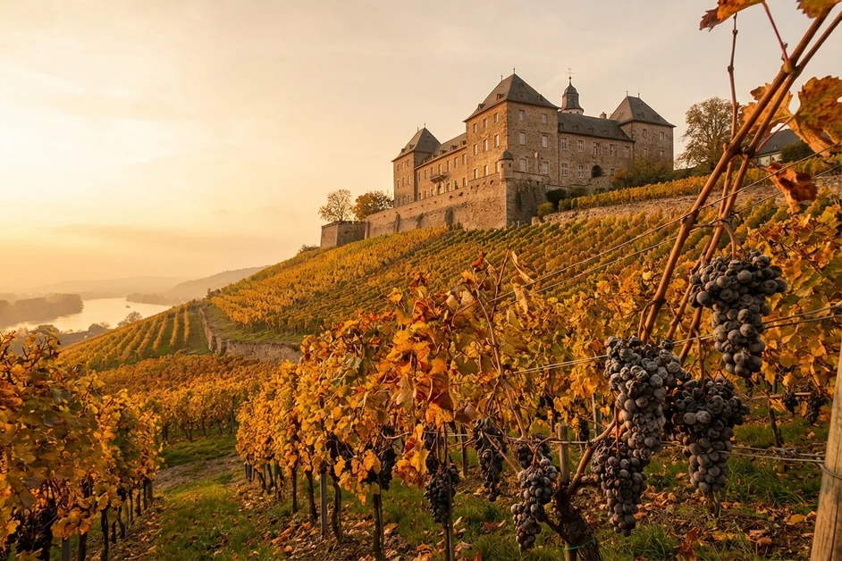 Geschichte deutscher Weinbau - Schloss Johannisberg