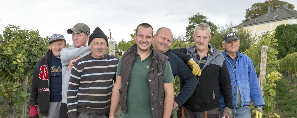 Team des Weinguts Domdechant Werner
